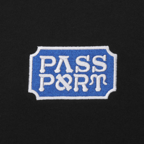 Pass Port - Yearbook Logo Tee (Black) *SALE